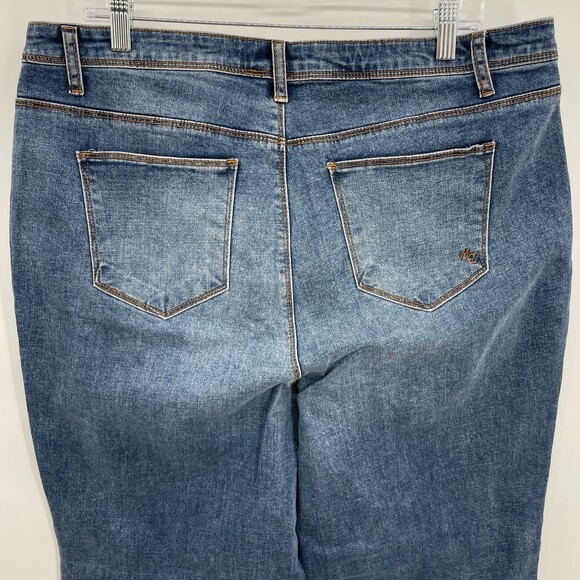 MODCLOTH High Rise Wide Leg Stretch Jeans Size 1X - Picture 4 of 6